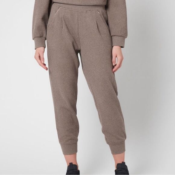 Varley Chaucer Corduroy Jogger Pants in Chestnut Marl Size Small - Picture 1 of 11